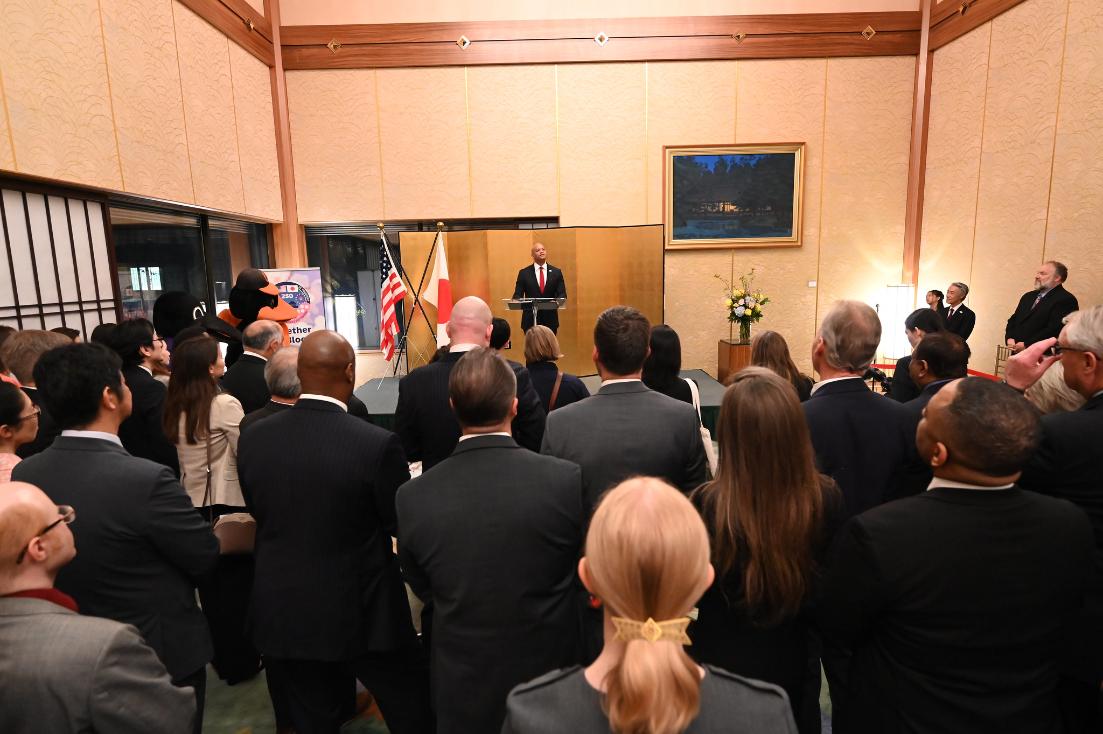 Governor Moore Visits the Japanese Embassy for the Japan-Maryland Night Reception