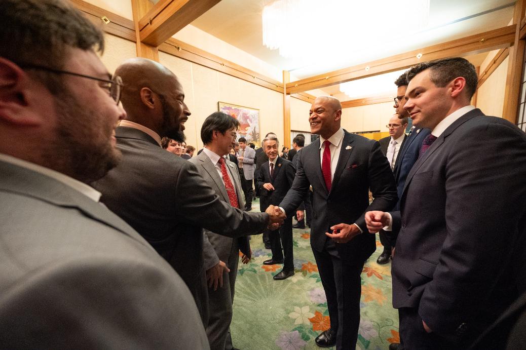 Governor Moore Visits the Japanese Embassy for the Japan-Maryland Night Reception